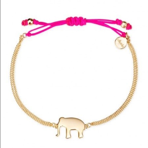 Stella & Dot Jewelry - Stella & Dot Pink Elephant Adjustable Bracelet